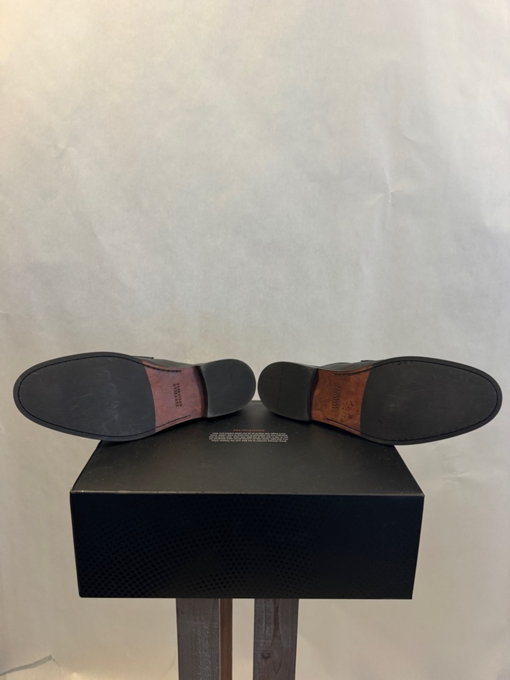 Brunello Cucinelli Black Leather Penny Loafers - Picture 10 of 16